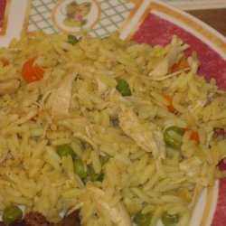 Central American Yellow Rice and Chicken recipe