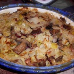 Mightyro's Bacon, Leeks and Cabbage Casserole recipe
