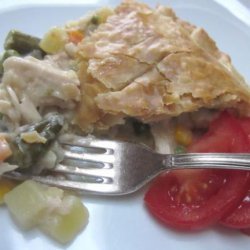 Chicken Marsala Pot Pie recipe