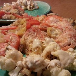 Roasted Cauliflower With Tahini Dressing recipe