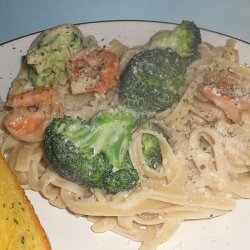 Broccoli Fettuccine Alfredo recipe
