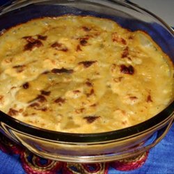 Do Ahead - 3 Cheese Mashed Potato Casserole recipe