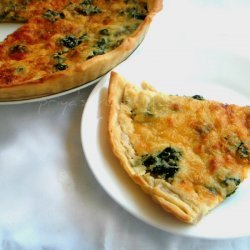 Spinach and Cheese Quiche recipe