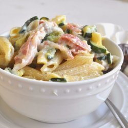 Penne With Zucchini and Ricotta recipe