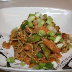 Spicy PB Stir-Fry With Yakisoba Noodles recipe
