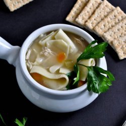 Roasted Chicken Noodle Soup recipe