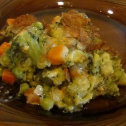 Broccoli, Peas and Carrots Casserole recipe