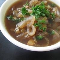 Rich Two Onion and Garlic Soup recipe