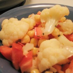 Cauliflower and Chickpea Salad recipe