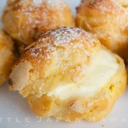 Japanese Crispy Cream Puff Shells (Shu Cream) recipe