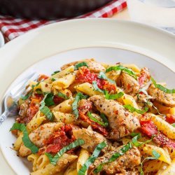 Creamy Chicken and Tomato Pasta recipe