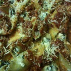 Spinach and Cottage Cheese Stuffed Shells (No Ricotta) recipe