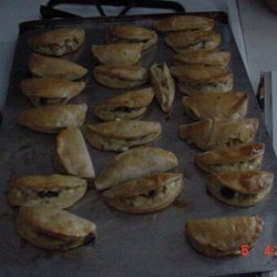 Appetizers  Half-Moon Cheese Pies recipe