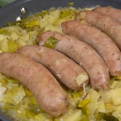 Leek Stewpot With Sausages (Swiss Papet Vaudois) recipe