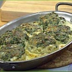 Spinach Stuffed Artichoke Bottoms recipe