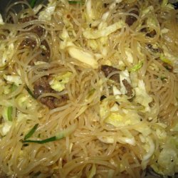 Longevity Noodles With Chicken, Ginger, and Mushrooms recipe