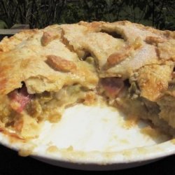 Classic Rhubarb Pie recipe