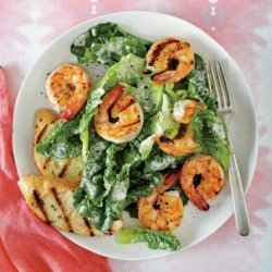 Grilled Shrimp Caesar Salad recipe