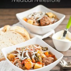 Minestrone With Meatballs recipe