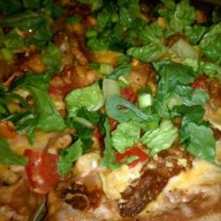 Steak Taco Pizza recipe