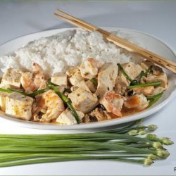 Mapo Tofu With Shrimp Japanese-Sichuan Style recipe