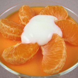 Orange Velvet Gelatin-Yogurt Mousse recipe