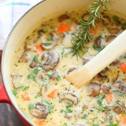 Creamy Chicken Mushroom Soup recipe