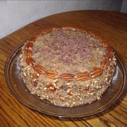 German Chocolate Layer Cake With Coconut Pecan Frosting recipe