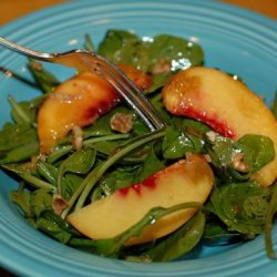 Peach Arugula Salad recipe