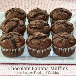 Chocolate Banana Muffins recipe