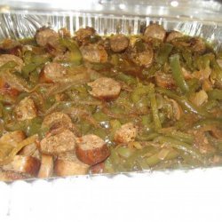 Sausage + Peppers  With Onions recipe