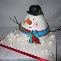 Snowman Cake recipe