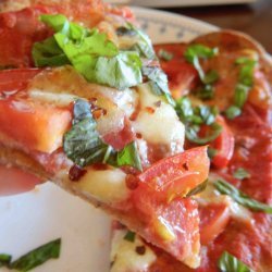 Fresh Tomato Basil Pizza recipe