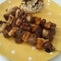 Beef and Pineapple Kebabs (Anguilla) recipe