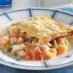 Seafood Pot Pie recipe