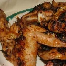 Horseradish Glazed Grilled Chicken Wings recipe