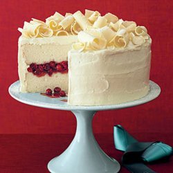 Cranberry Obsession Snow Cake recipe