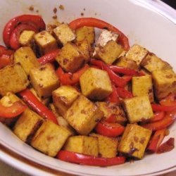 Szechuan Tofu and Red Bellpepper recipe