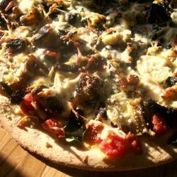 Vegetarian Mediterranean Pizza recipe