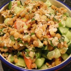 Lentil, Tuna, and Tomato Salad (21 Day Wonder Diet: Day 8) recipe