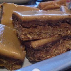 Peanut Butter Oatmeal Chocolate Bars recipe