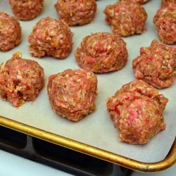 Baked Italian Meatballs recipe
