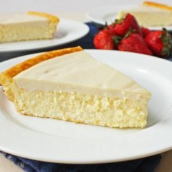 Grandma's Crustless Baked Cheesecake Pie recipe