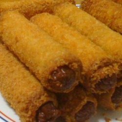 Hotdog Rolls With Breadcrumbs recipe