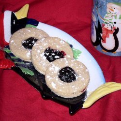 Linzer Augen (Linzer Eyes Aka Linzer Tarts or Linzer Cookies) recipe
