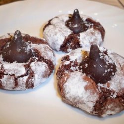 Salted Chocolate Crinkle Cookies recipe