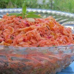 Carrot Salad With Marcona Almonds and Dried Mangoes recipe