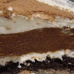 Chocolate Ribbon Cake recipe