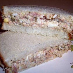 Ham, Pickle & Egg Salad Sandwich recipe