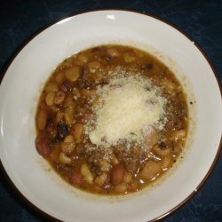 Multi-bean and beef soup recipe